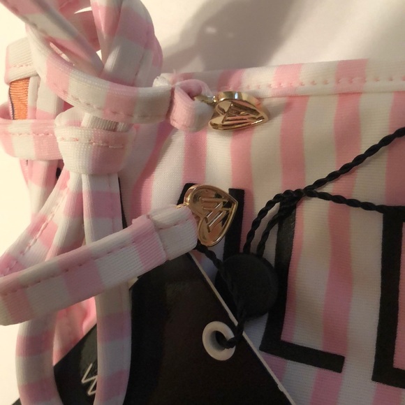 ⚡️⬇️WILDFOX 80’s Hamburger Retro Reversible Cheeky Bottom Fun pink NWT - Picture 8 of 8